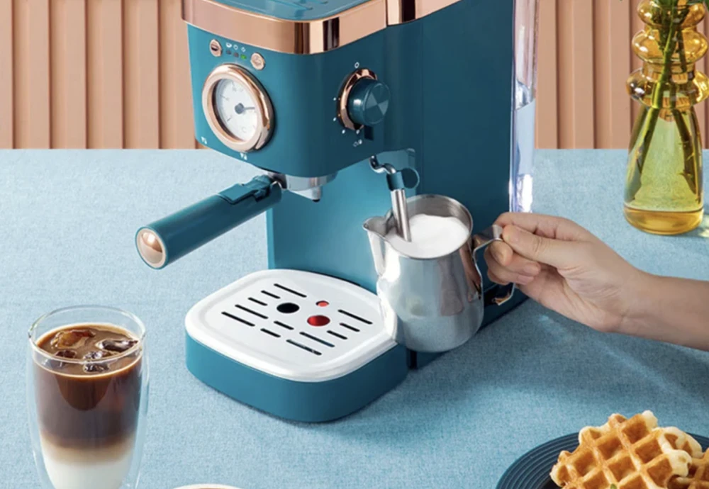 espresso machine with foamer