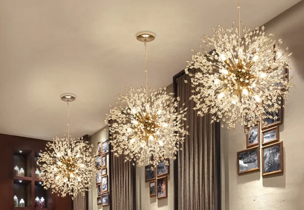 ceiling mount crystal chandelier