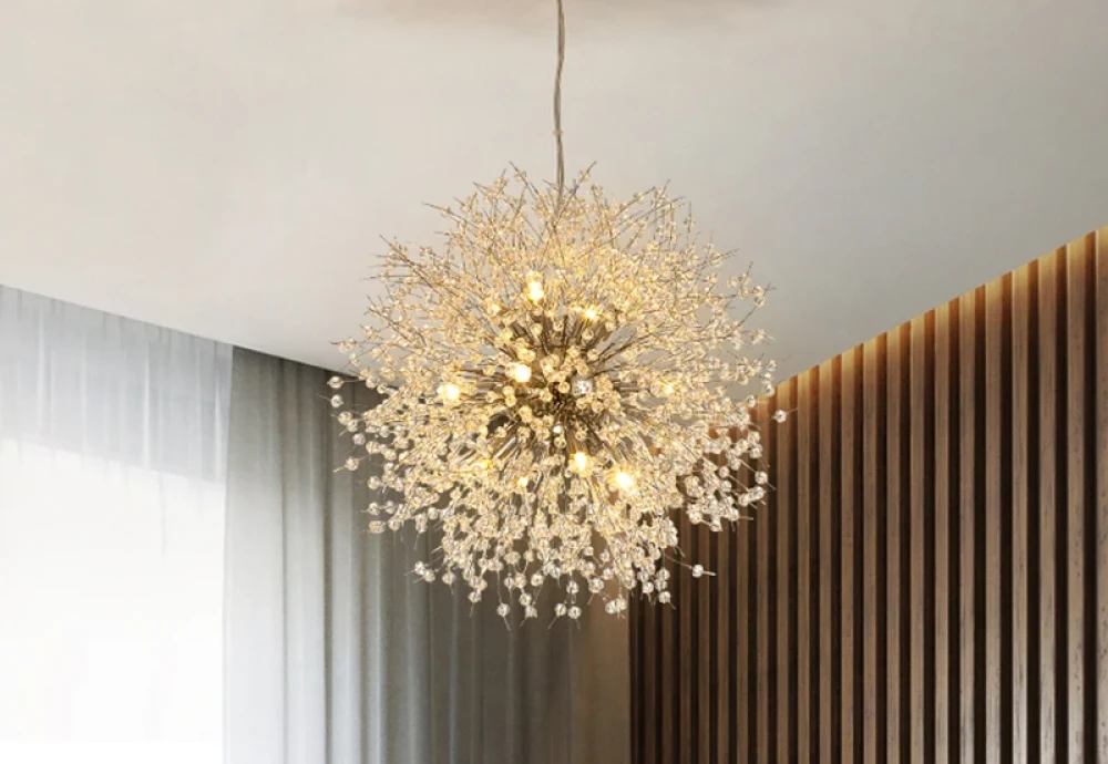 crystal flower chandelier